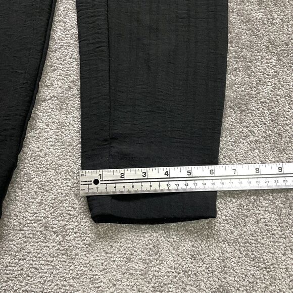 BCBGeneration Paperbag Pants womens XS Black Belted Polyester Ladies 28x25 - Picture 9 of 11